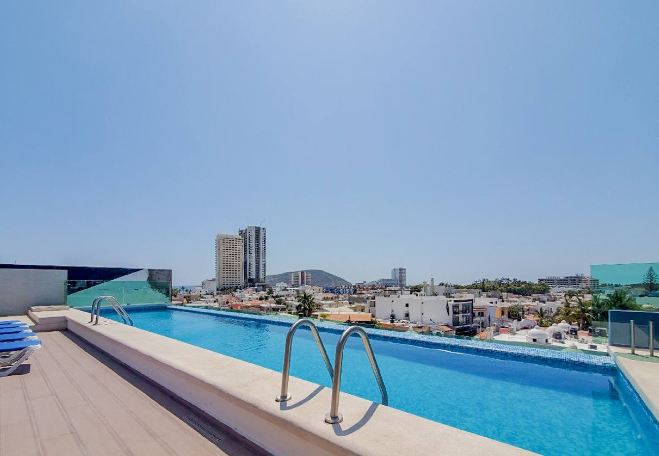 Departamento en Mazatlán - Bonito condo | Zona Dorada | Piscina | Cochera 