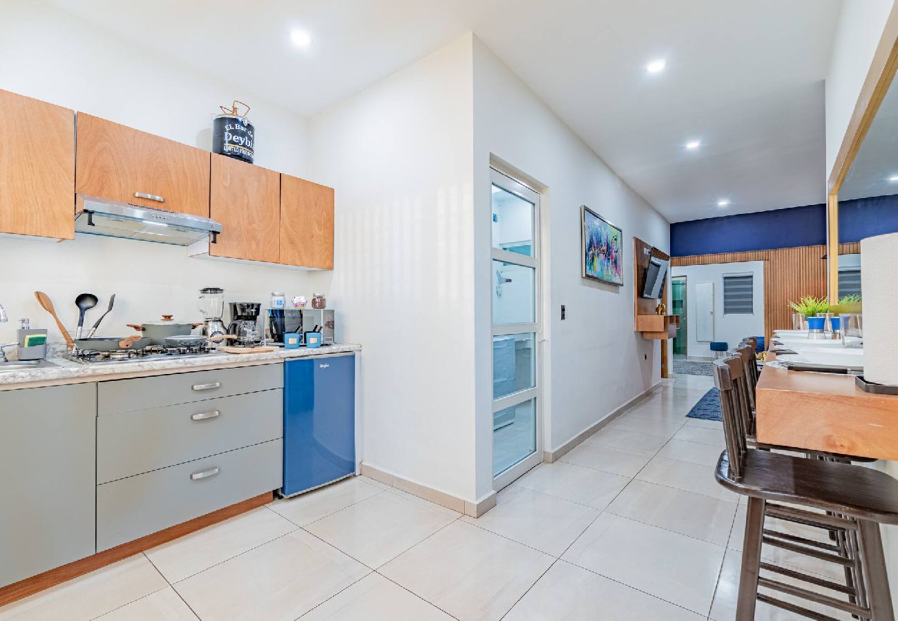 Departamento en Durango - LOFT El Azul | Centro Historico | Cama King 