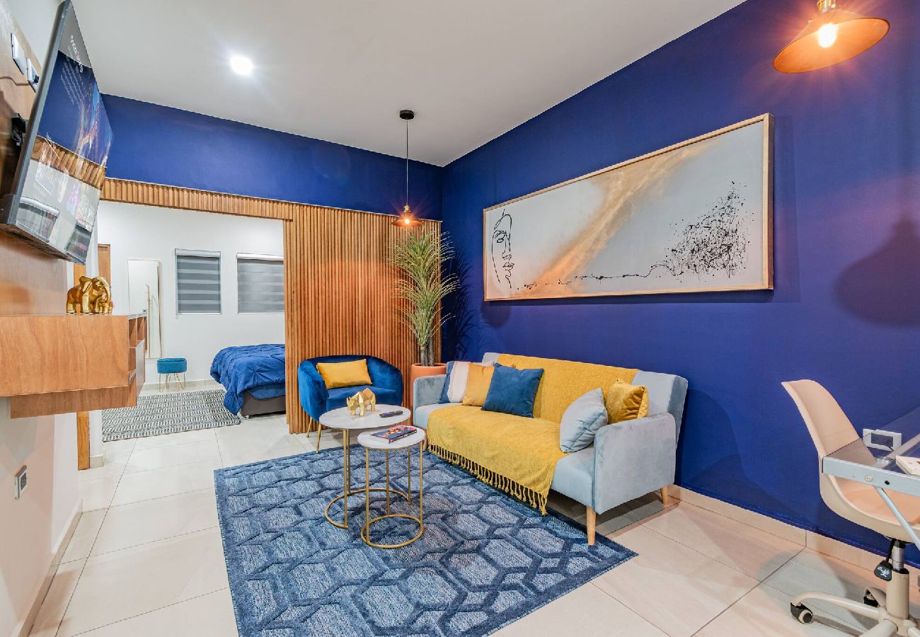 Departamento en Durango - LOFT El Azul | Centro Historico | Cama King 