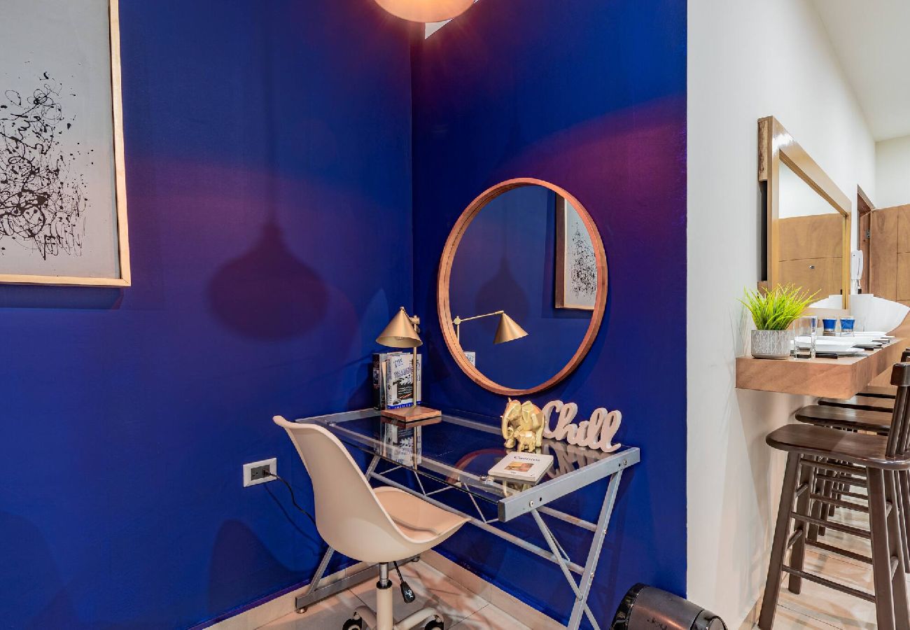 Departamento en Durango - LOFT El Azul | Centro Historico | Cama King 