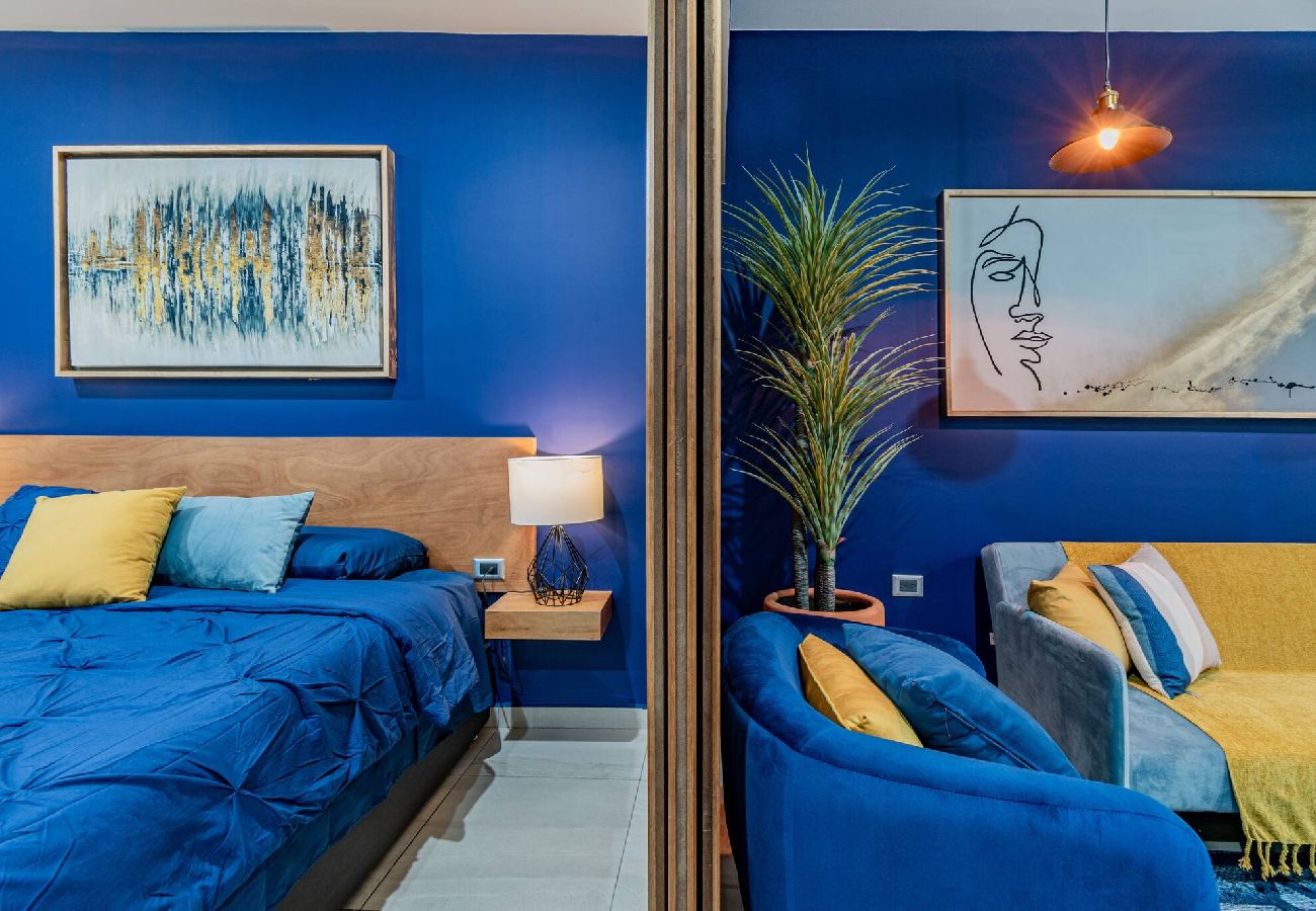 Departamento en Durango - LOFT El Azul | Centro Historico | Cama King 