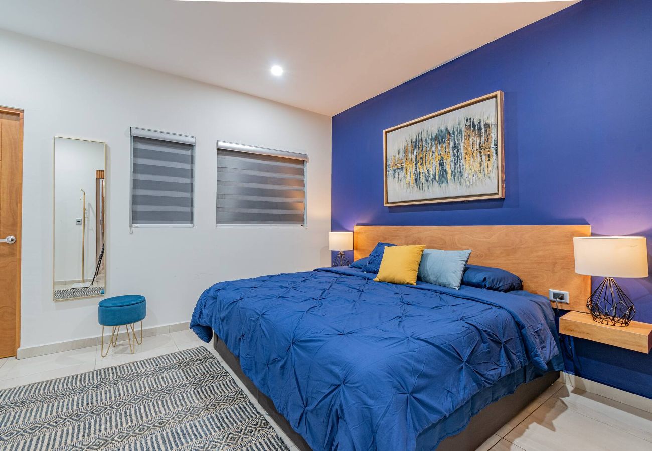 Departamento en Durango - LOFT El Azul | Centro Historico | Cama King 