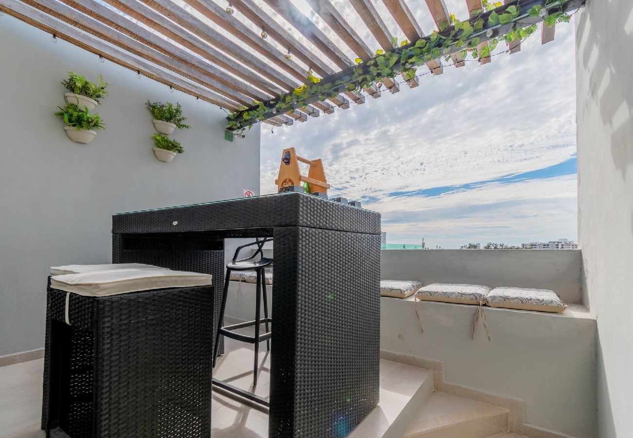 Departamento en Mazatlán - Penthouse Con Terraza en Zona Dorada 
