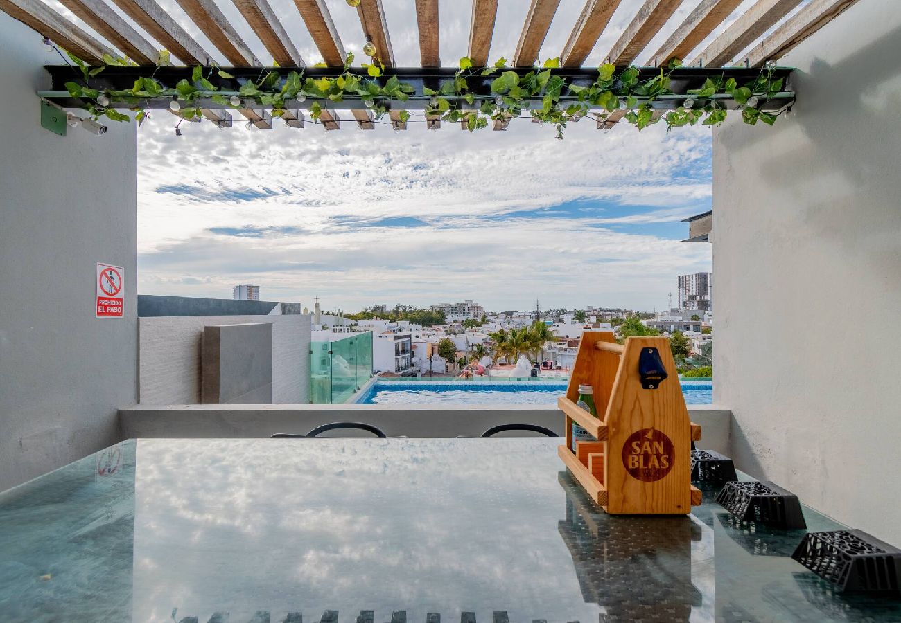Departamento en Mazatlán - Penthouse Con Terraza en Zona Dorada 
