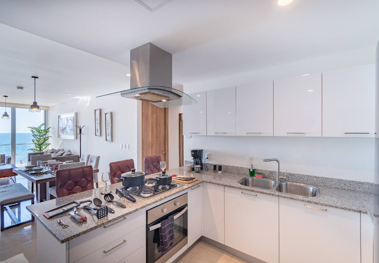 Departamento en Mazatlán - Hermoso Condo al Pie de la Playa 