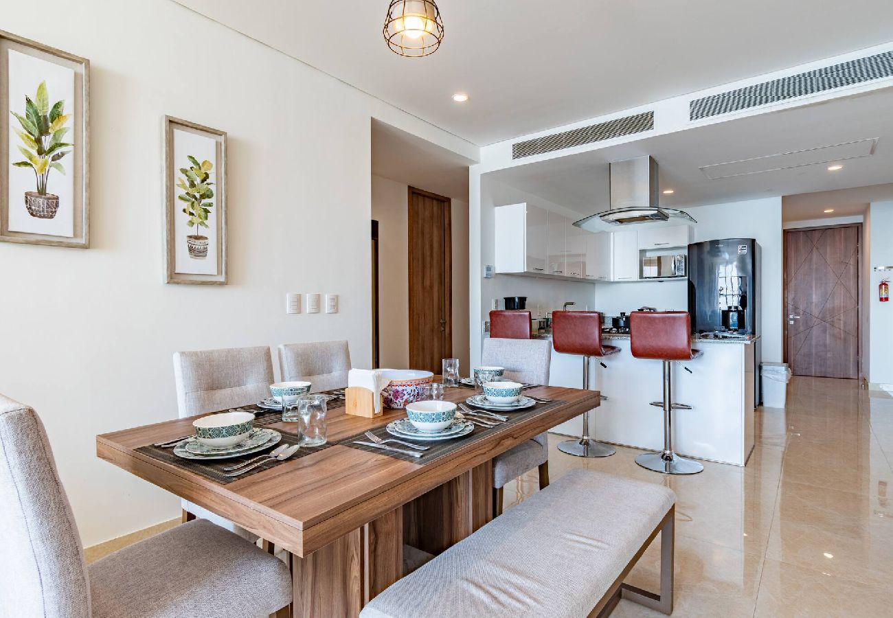 Departamento en Mazatlán - Hermoso Condo al Pie de la Playa 