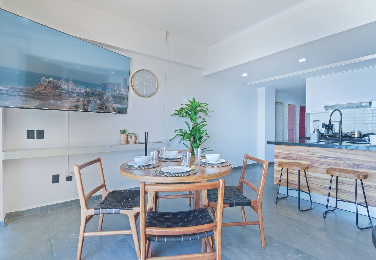 Departamento en Mazatlán - Depa en Malecon con Vista al Mar 
