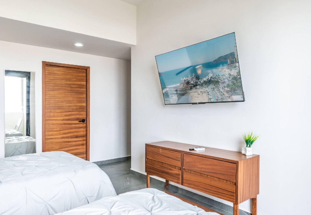Departamento en Mazatlán - Depa en Malecon con Vista al Mar 