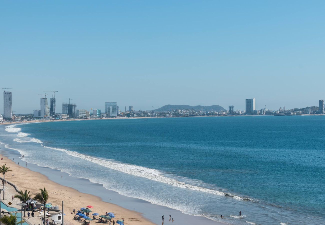Departamento en Mazatlán - Depa en Malecon con Vista al Mar 