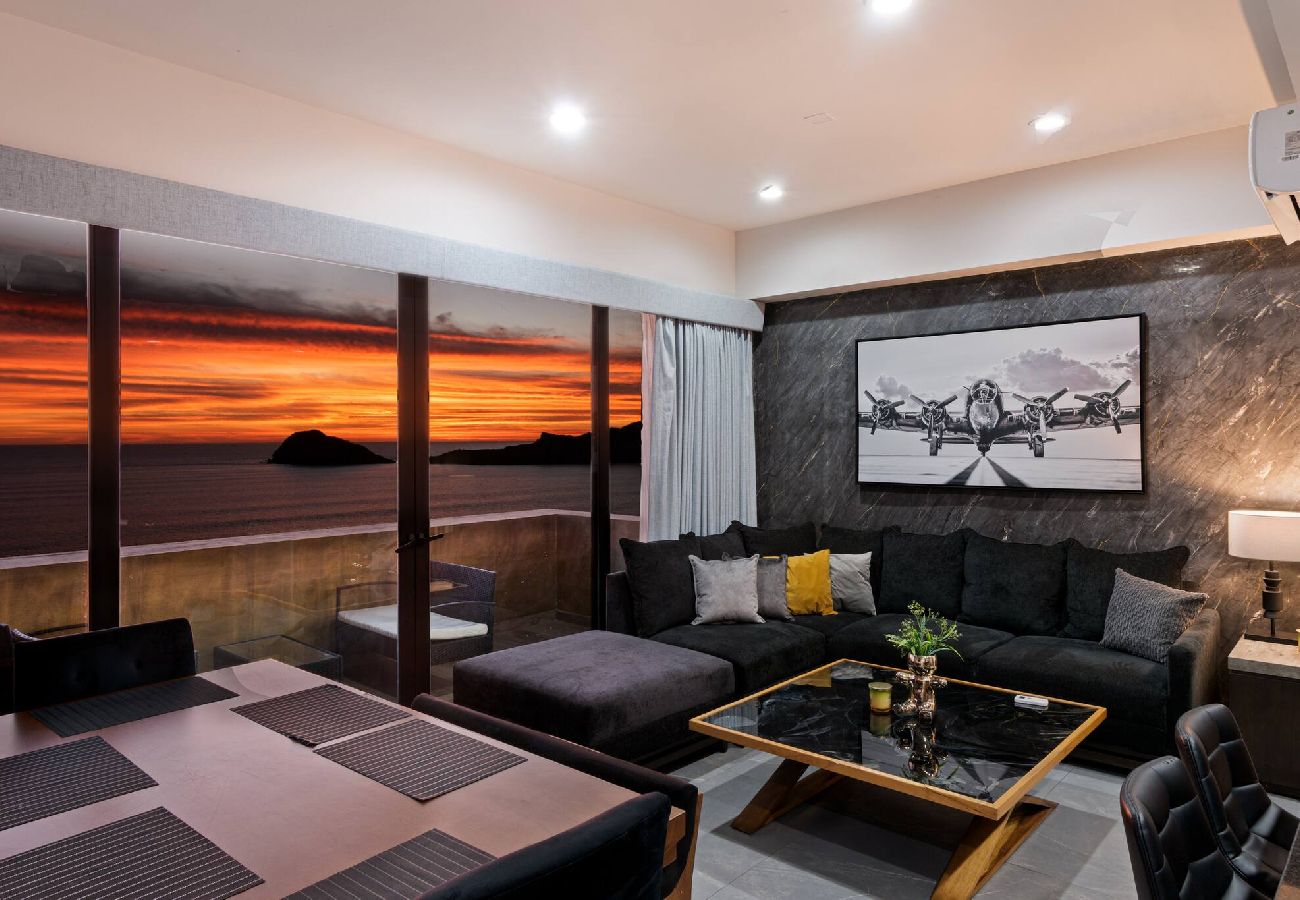 Departamento en Mazatlán - Lujo y Comodidad Frente al Mar en Torre Catania 