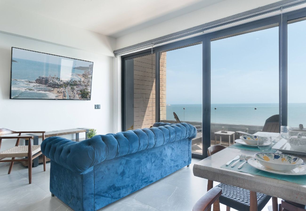 Departamento en Mazatlán - Piso 18 en Malecon con Vista al Mar 