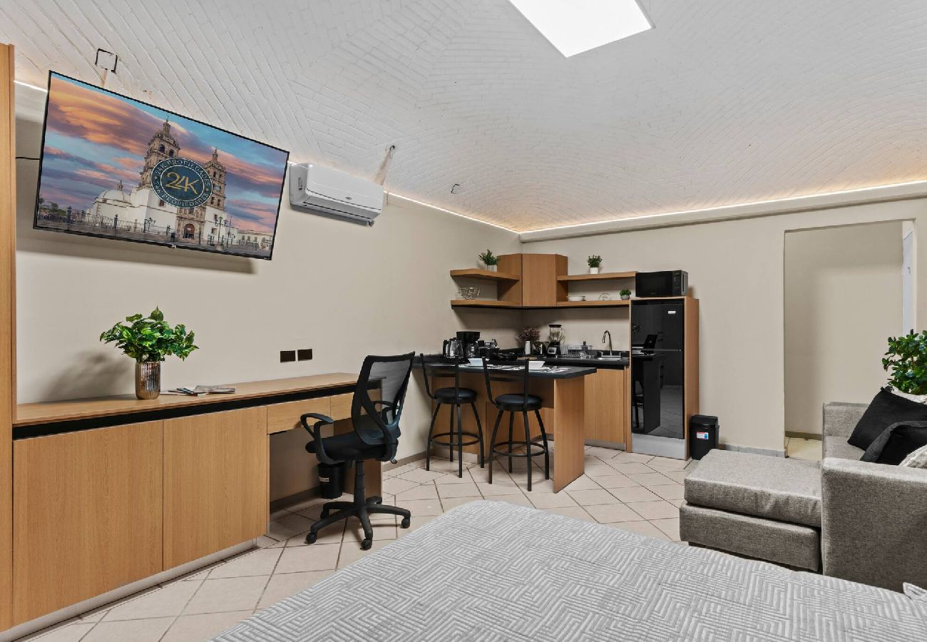 Departamento en Durango - Centro Histórico | Cochera | Mini split | Wifi 