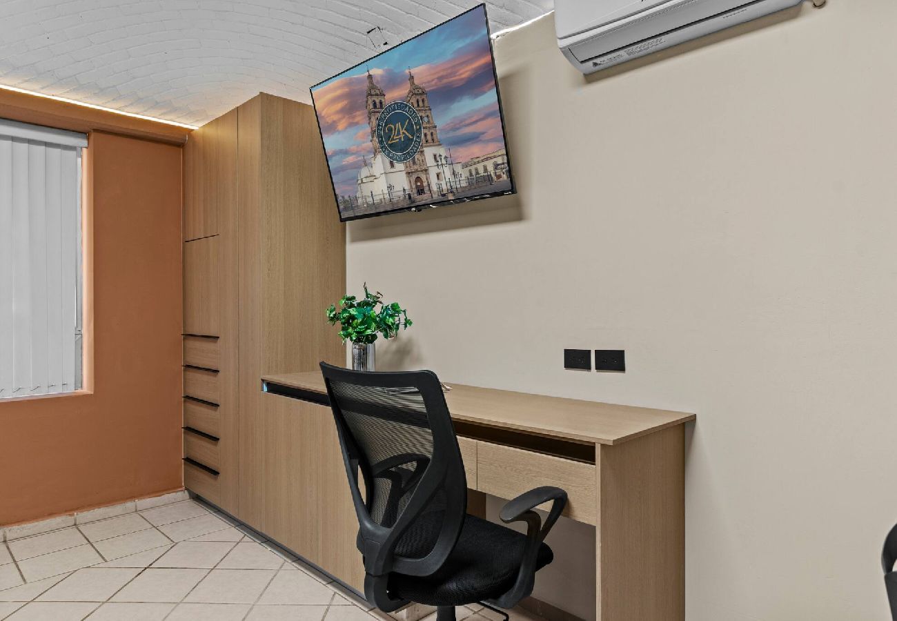 Departamento en Durango - Centro Histórico | Cochera | Mini split | Wifi 