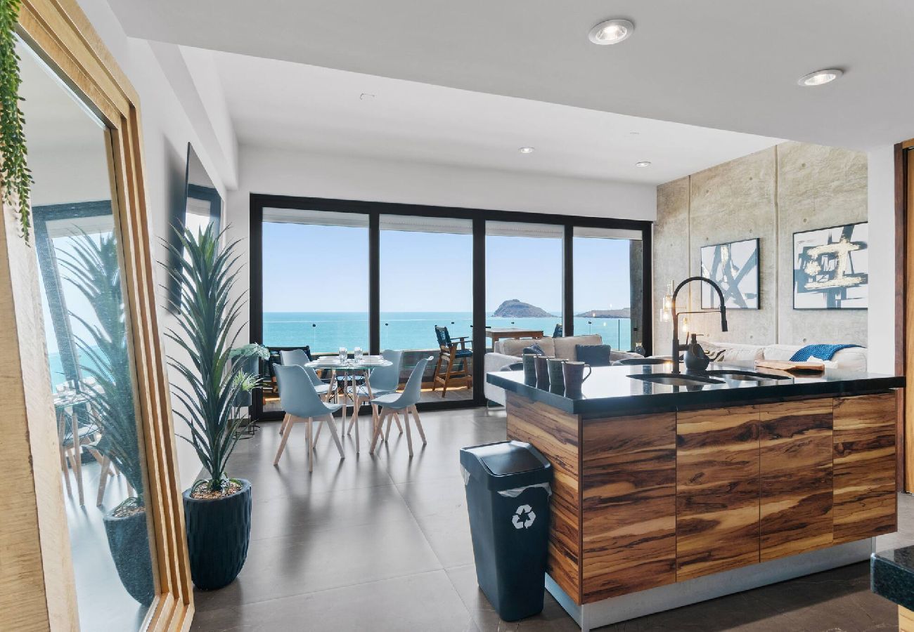 Departamento en Mazatlán - Spectacular Ocean View with Homeoffice Space 
