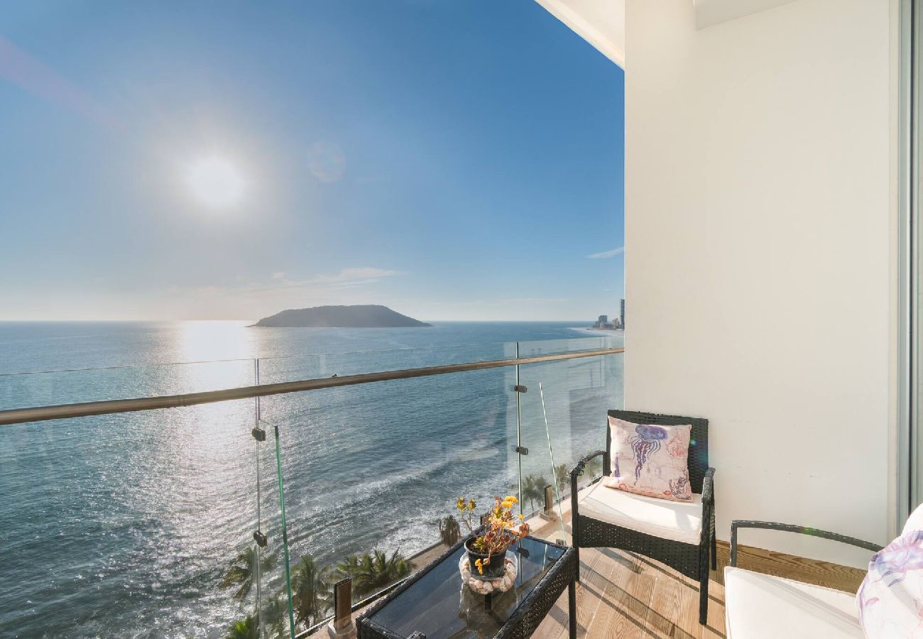 Departamento en Mazatlán - Piso 9 en Camino Al Mar | Acceso directo a playa 