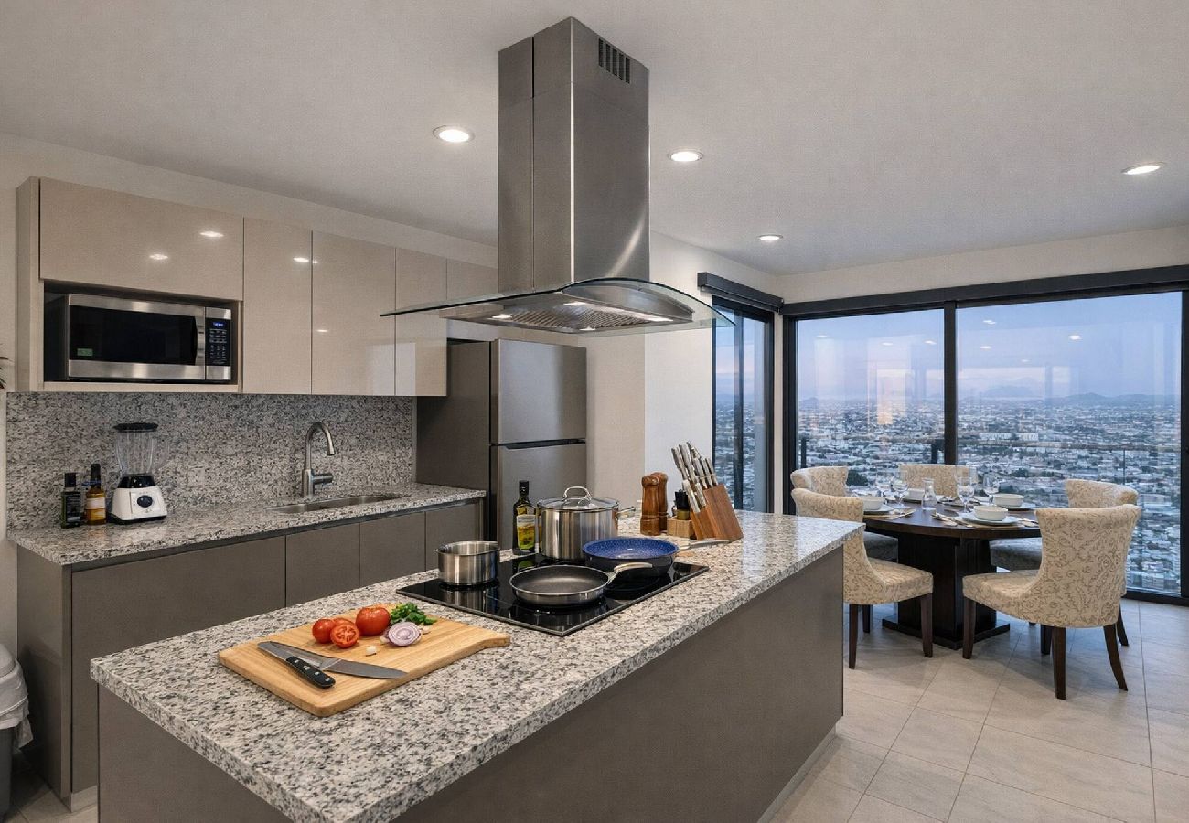 Departamento en Mazatlán - Condo Premium - Malecón | Vista al mar | Grupos 6+