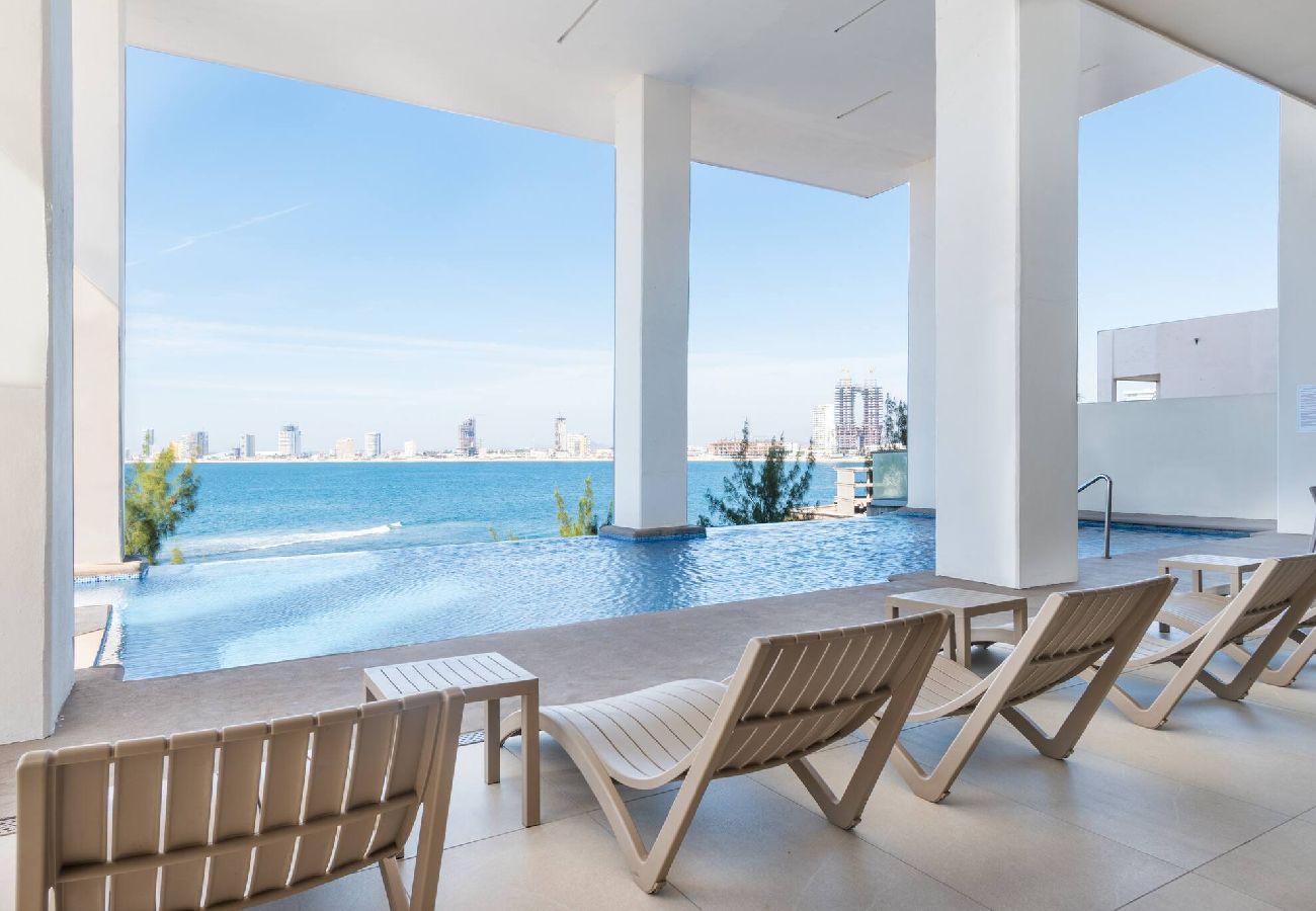 Departamento en Mazatlán - Pinos Beach Access | lux Tower | Olas Altas | Cozy 