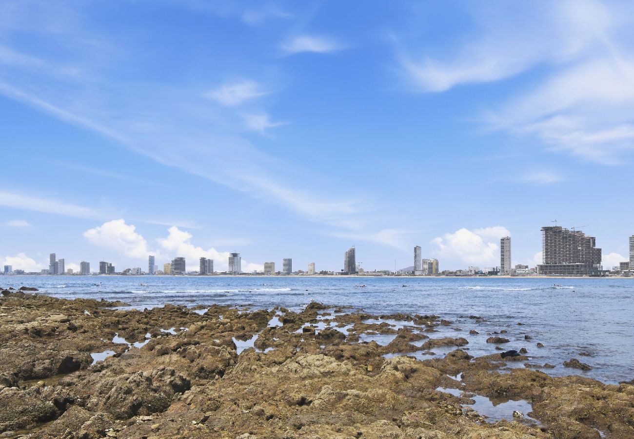 Departamento en Mazatlán - Pinos Beach Access | lux Tower | Olas Altas | Cozy 