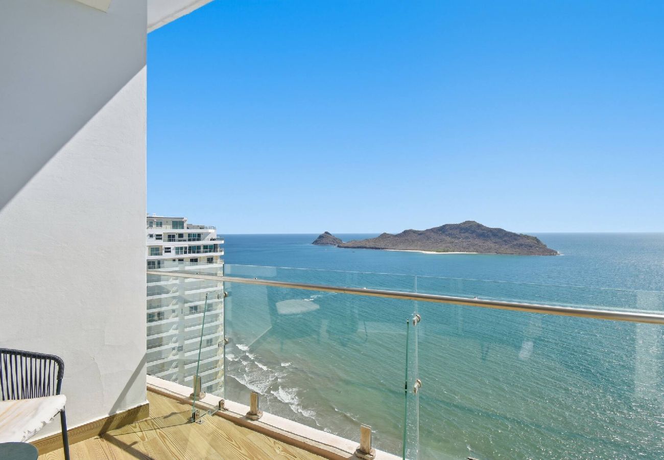 Departamento en Mazatlán - Camino al Mar | 24. Floor | King bed | Beach Front 