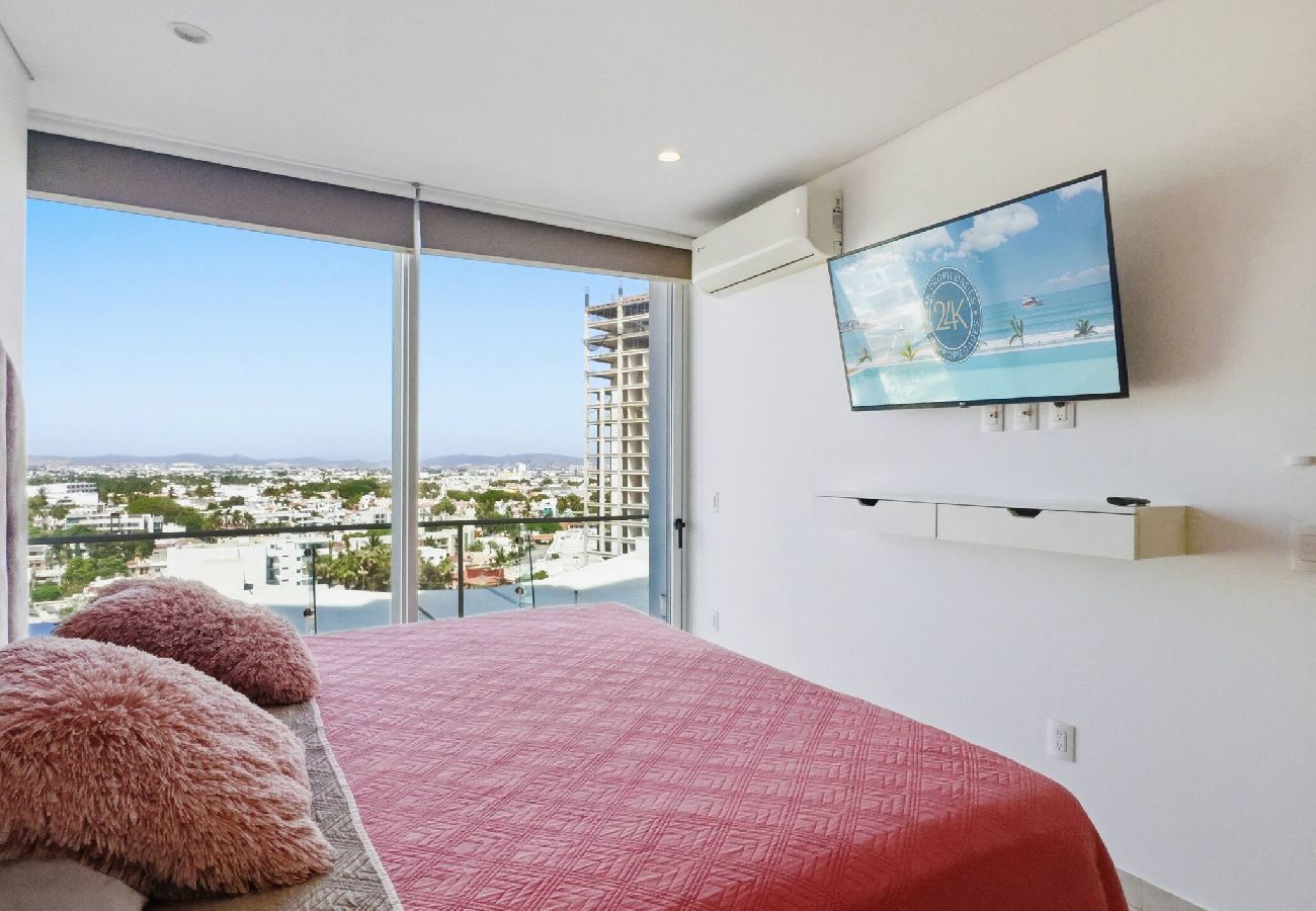 Departamento en Mazatlán - 9th Floor Camino al Mar | 3 King & Beach Access 