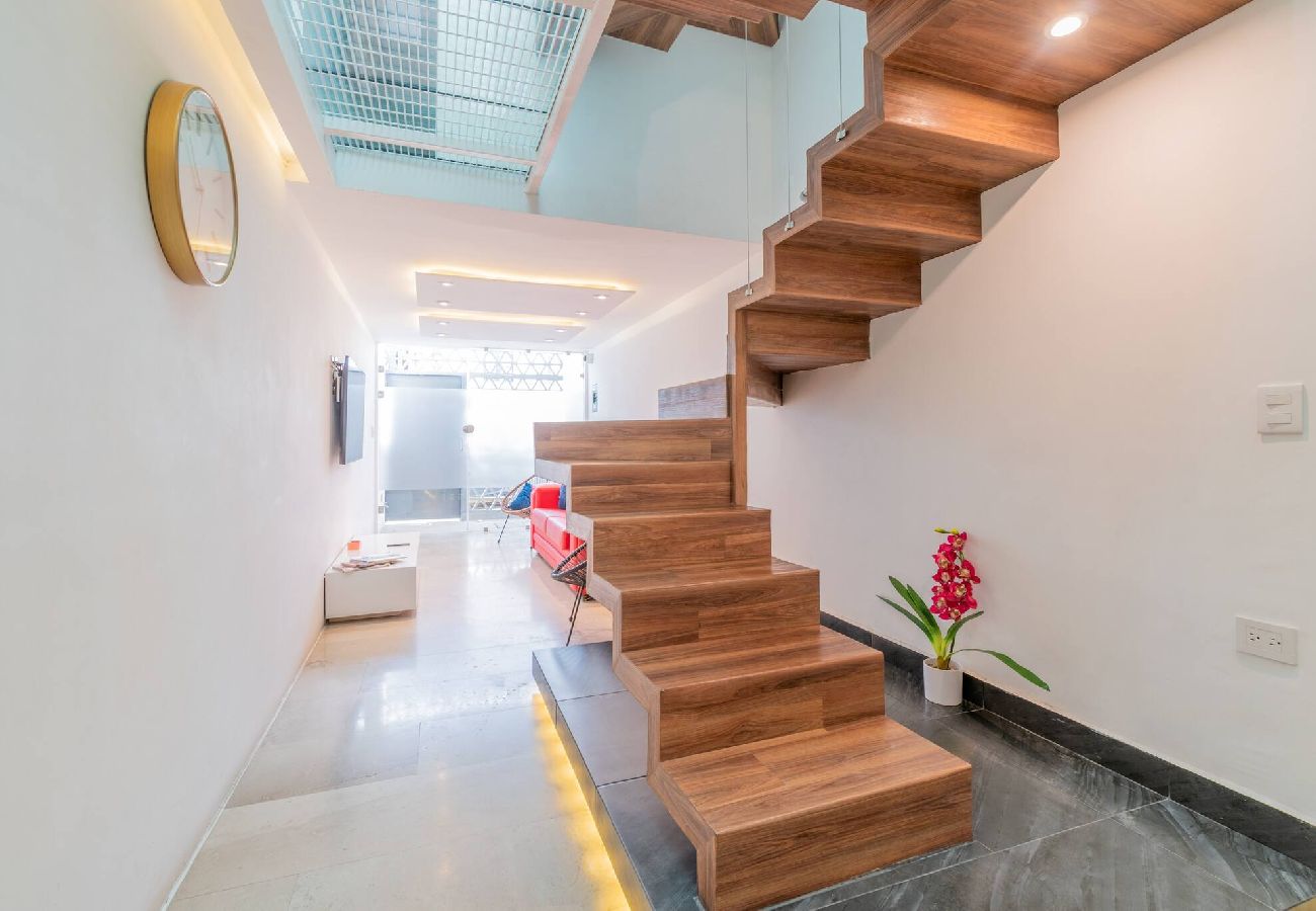 House in Durango - LOFT ULTRA Moderno y Minimalista | Cama KING Size 