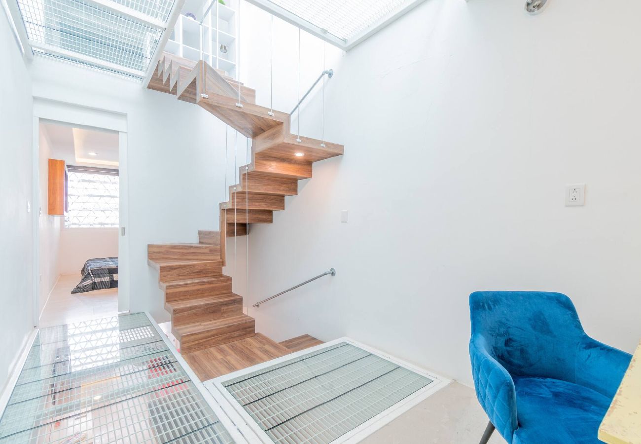 House in Durango - LOFT ULTRA Moderno y Minimalista | Cama KING Size 