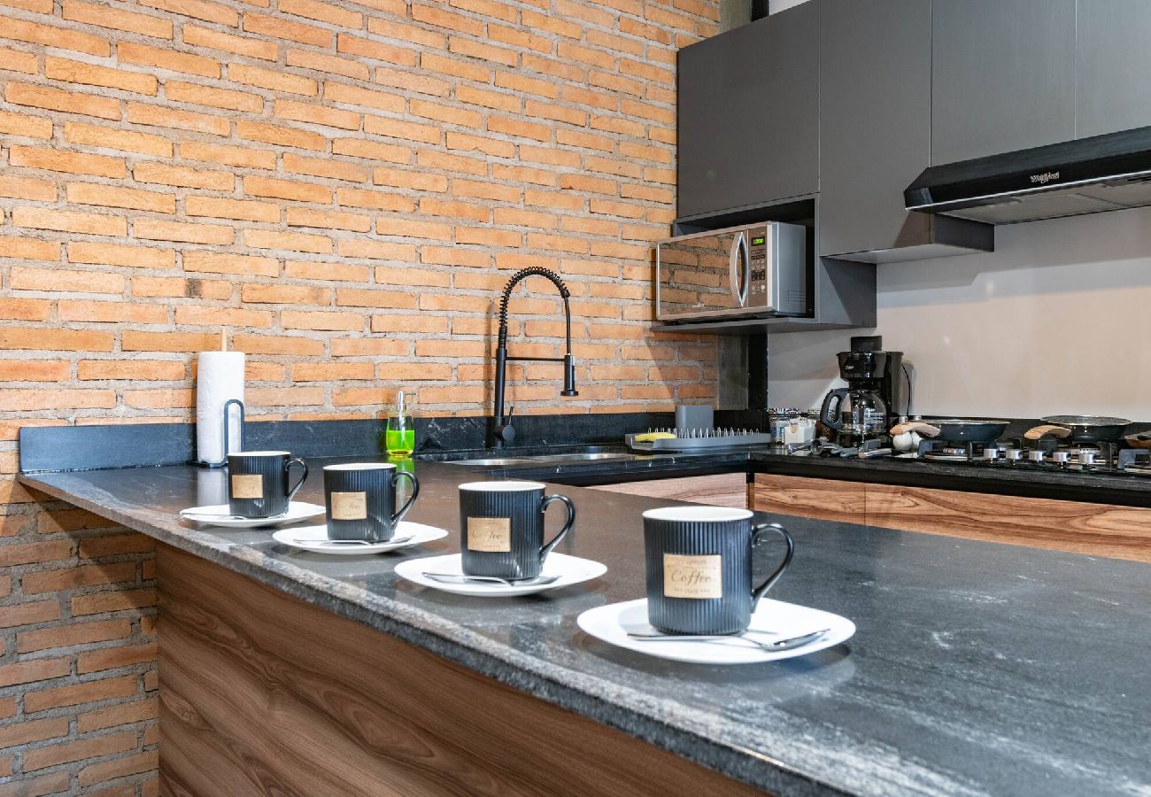 Apartment in Durango - Depa Industrial Moderno y Comodo 
