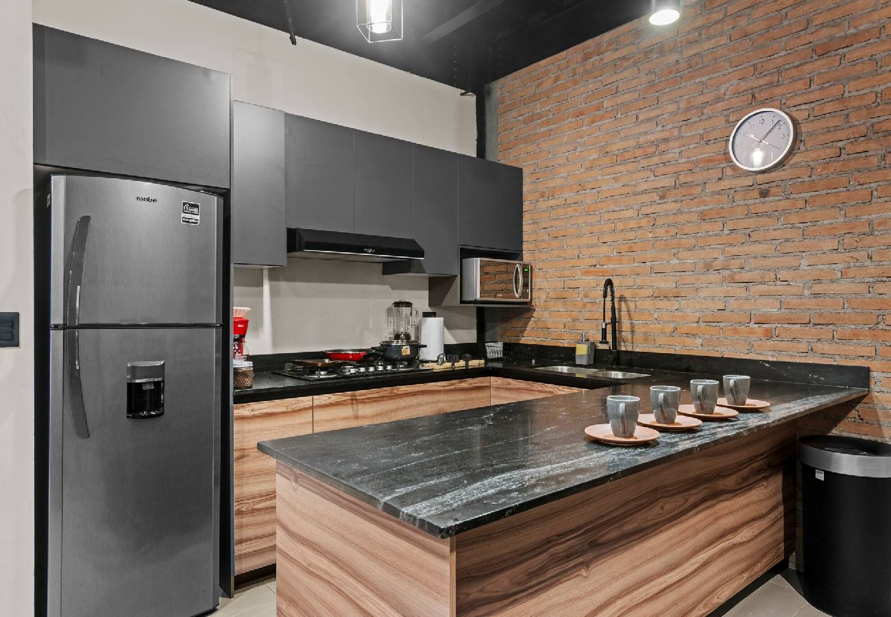 Apartment in Durango - Industrial Loft | King Bed & 2 Office Spaces 