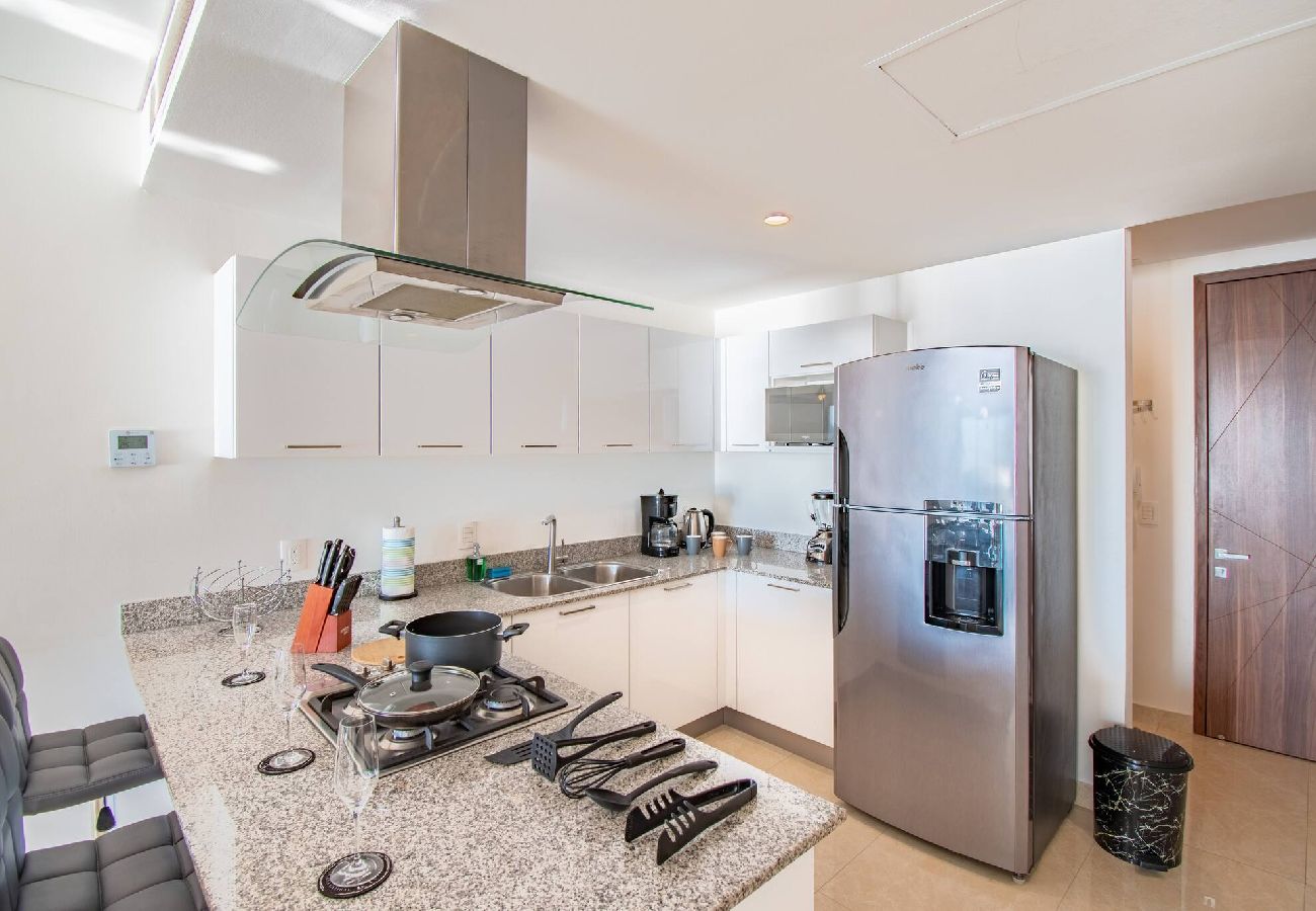 Apartment in Mazatlán - Lujoso Depa al Pie de la Playa 