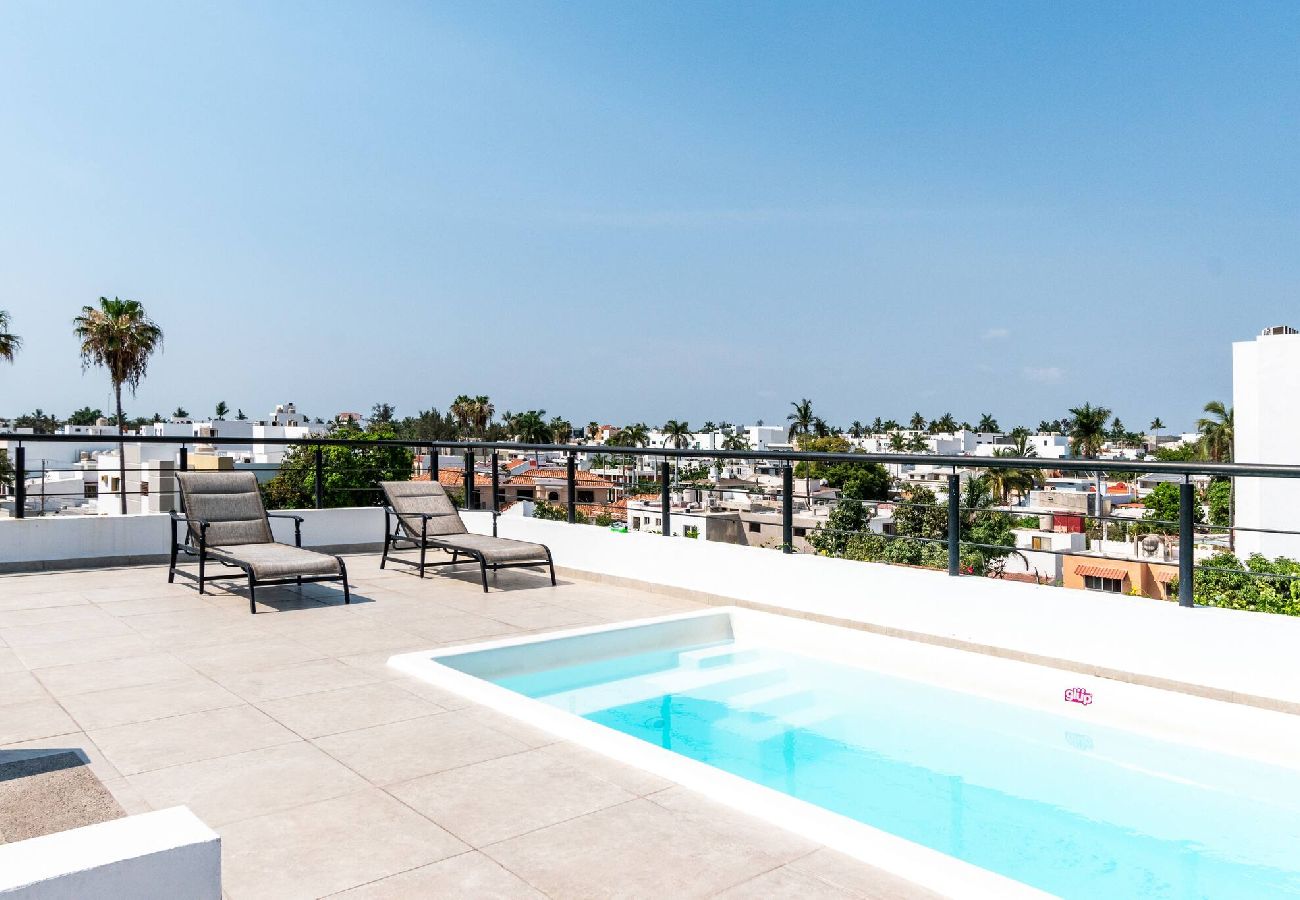 Apartment in Mazatlán - Hermoso Depa Ejecutivo en el Corazon de Mazatlán 