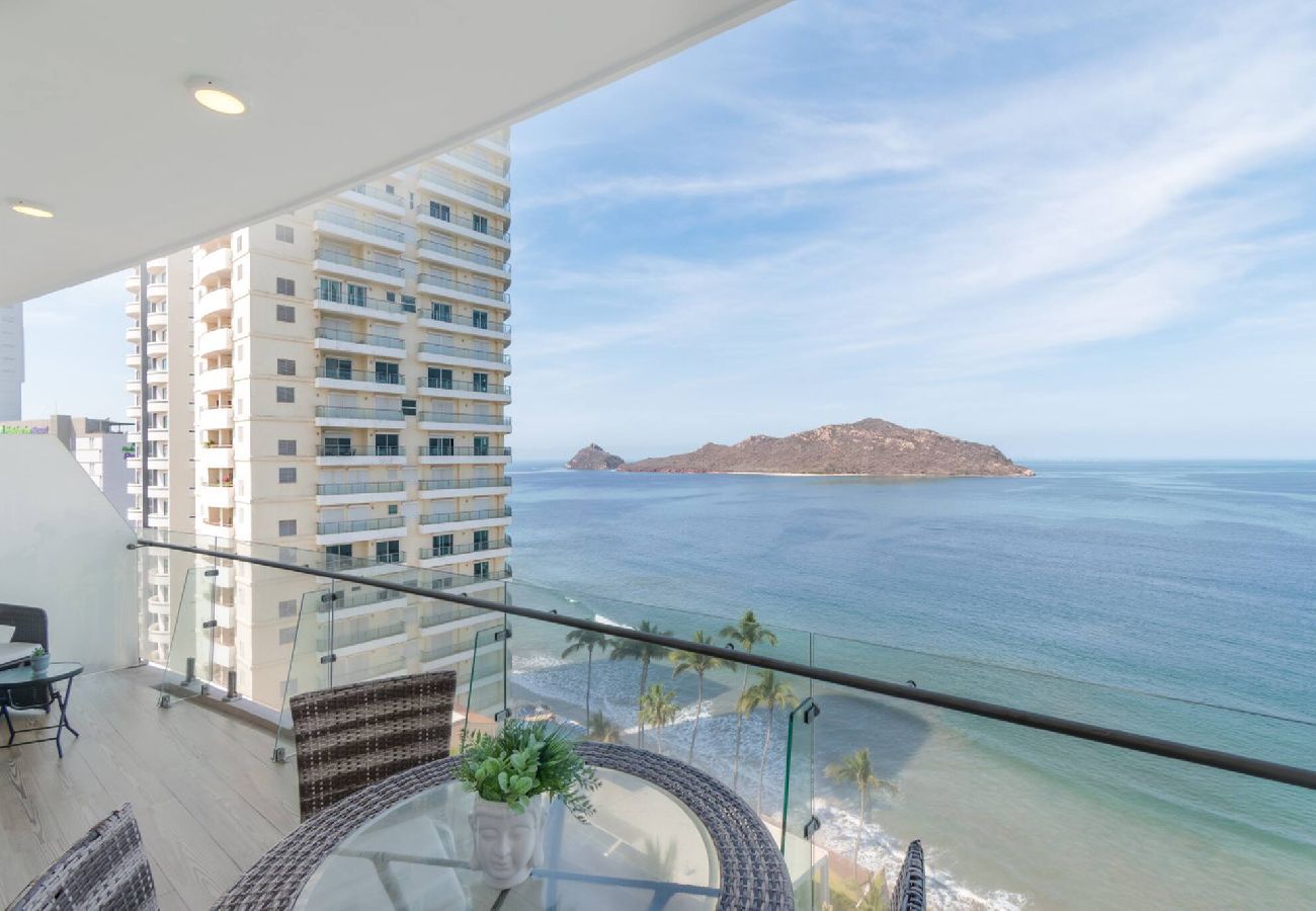 Apartment in Mazatlán - Hermosas vistas en Piso 10 en Camino al Mar 