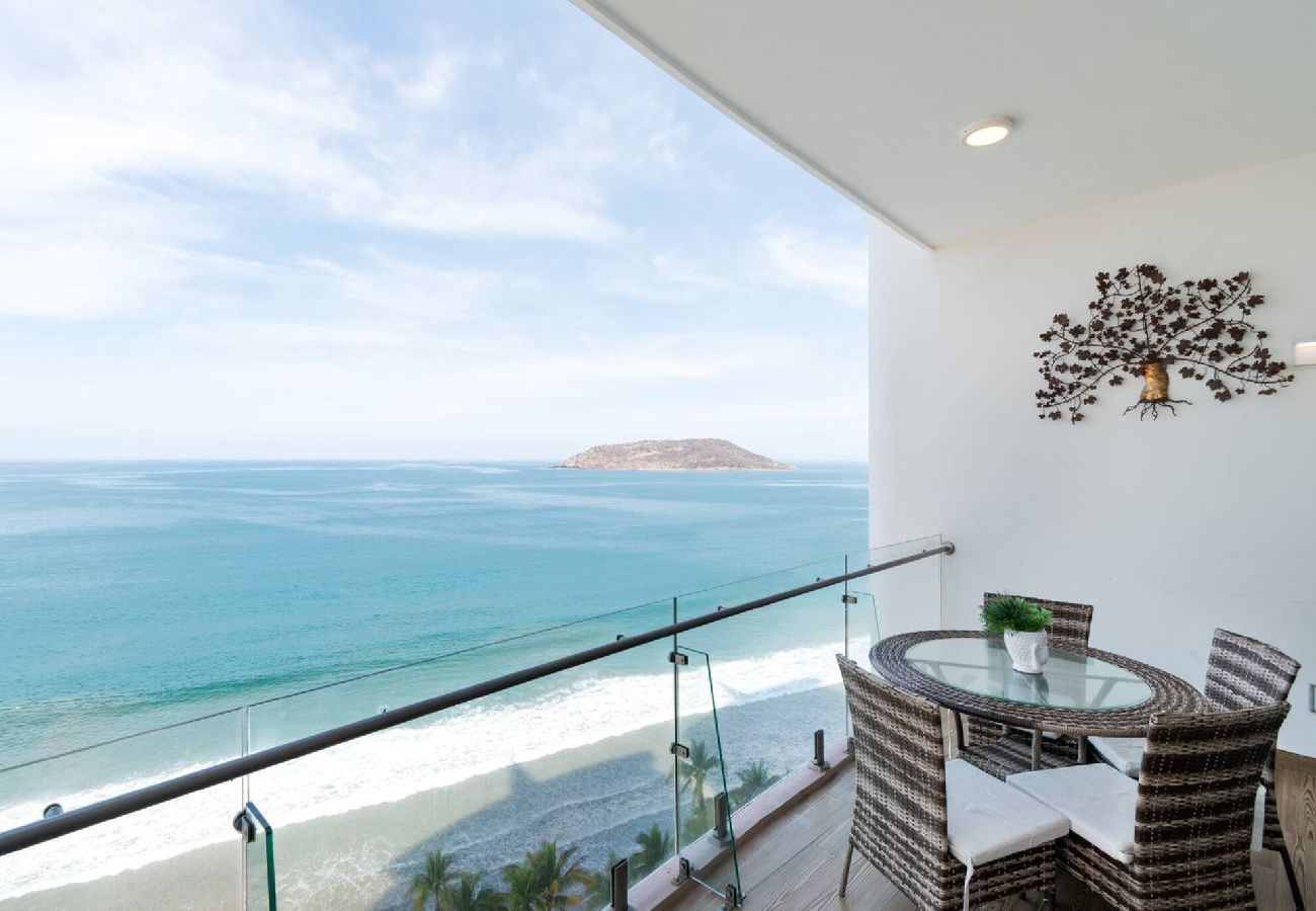 Apartment in Mazatlán - Hermosas vistas en Piso 10 en Camino al Mar 