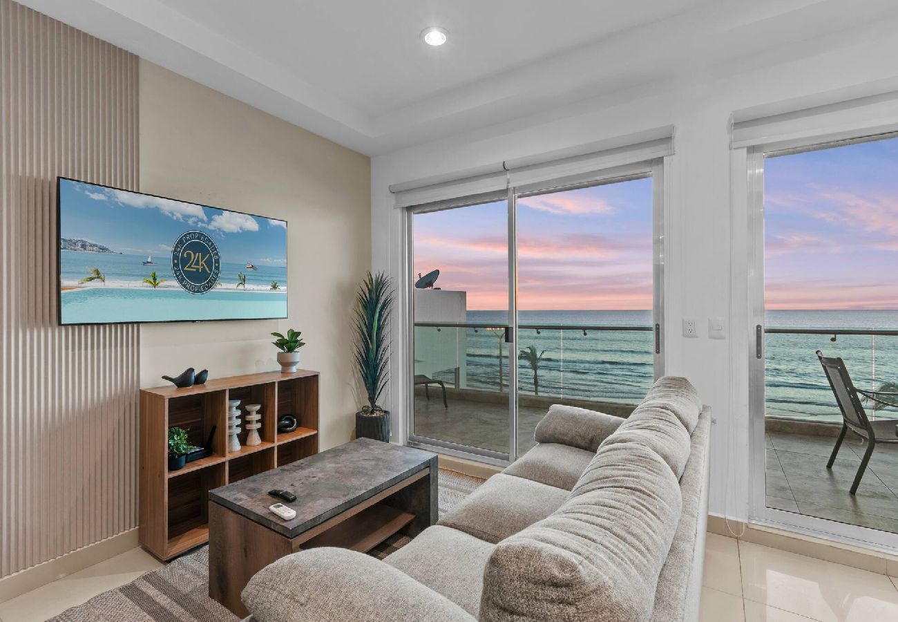 Apartment in Mazatlán - Vista al mar | Malecón | Cama King | Balcón Grande 