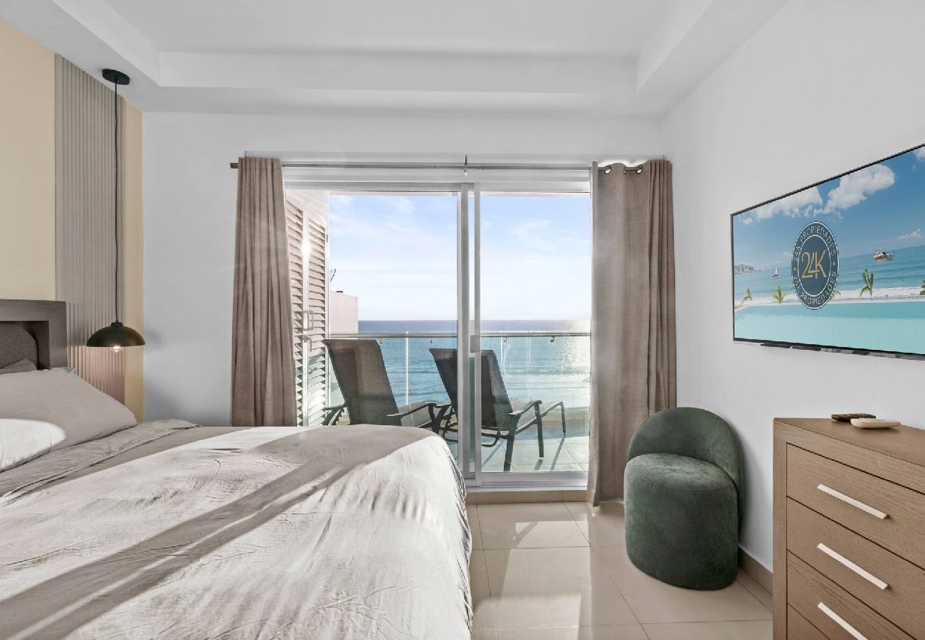 Apartment in Mazatlán - Vista al mar | Malecón | Cama King | Balcón Grande 