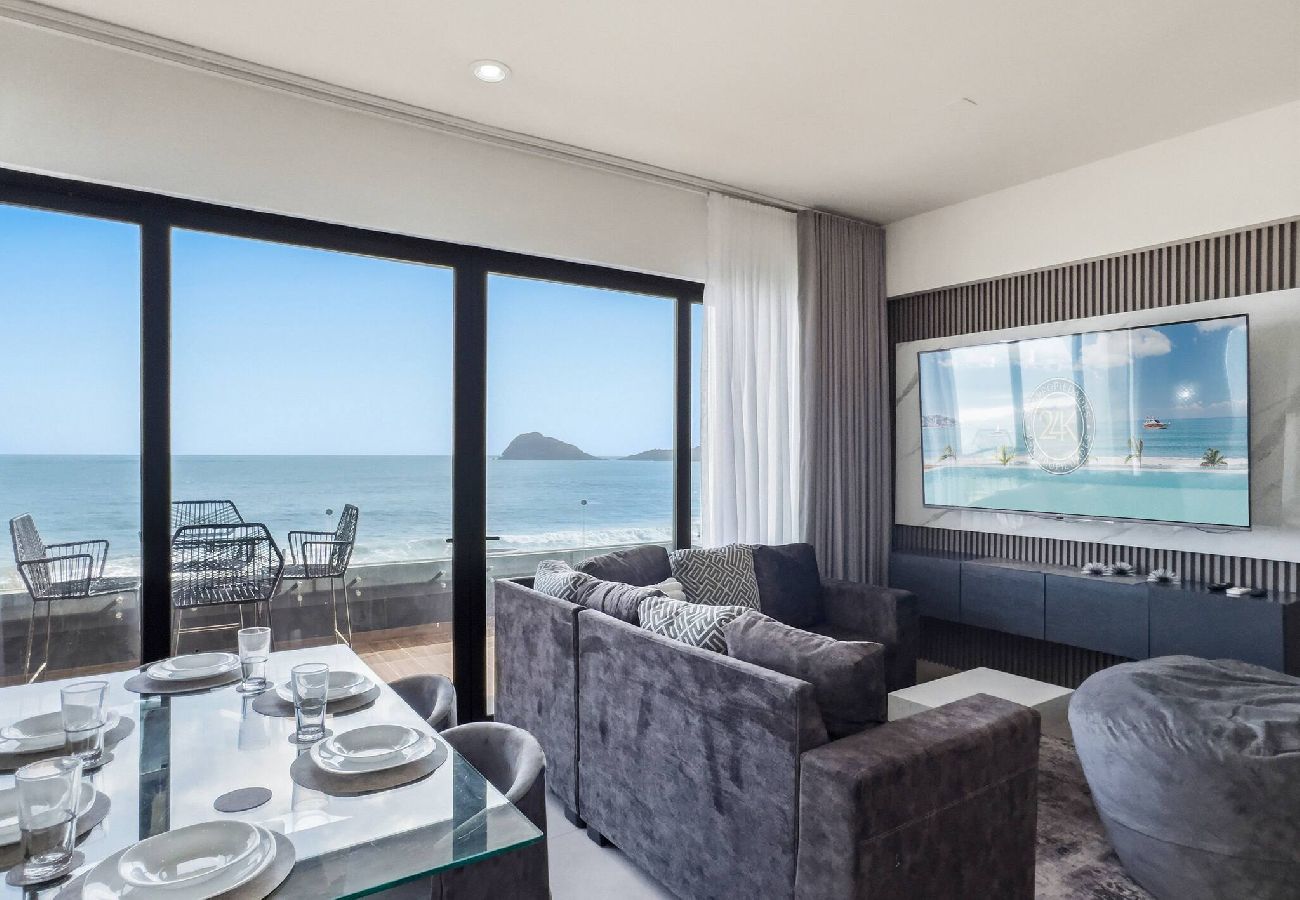 Apartment in Mazatlán - Torre Catania | 2Q+King, Ocean View & Pool 