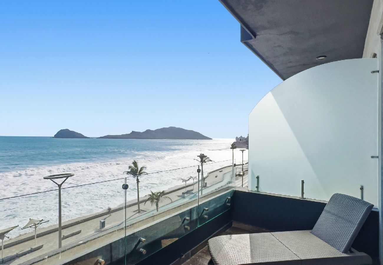 Apartment in Mazatlán - Torre Catania | 2Q+King, Ocean View & Pool 
