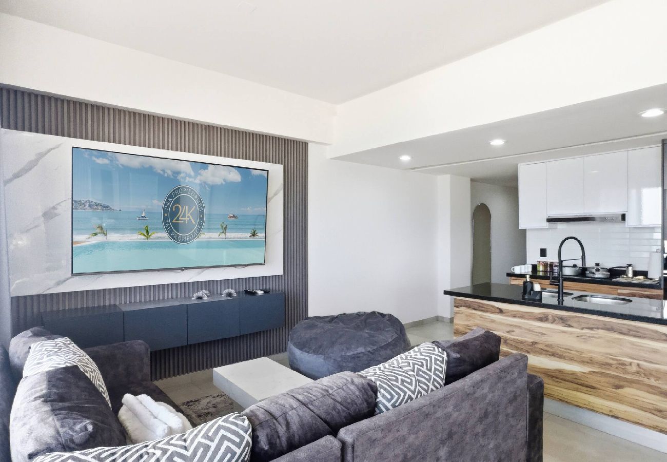 Apartment in Mazatlán - Torre Catania | 2Q+King, Ocean View & Pool 
